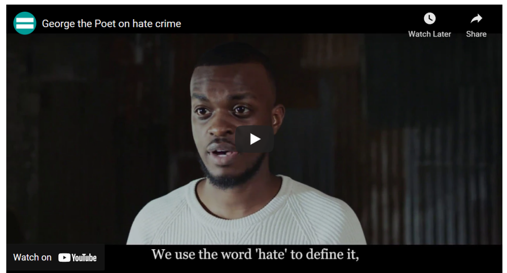 George the Poet on Hate Crime